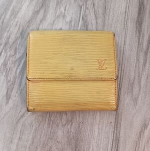 LOUIS VUITTON Epi Bifold  Wallet Marco  Yellow